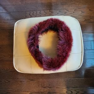 NWOT, Dye Fox Fur Neck Warmer/ Scarf
